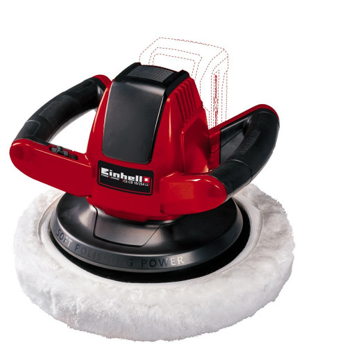 Polisseuse pour carrosserie sans fil – CE-CB 18/254 Li Solo – 18 V – Ø 254 mm – Sans batterie ni chargeur - EINHELL 