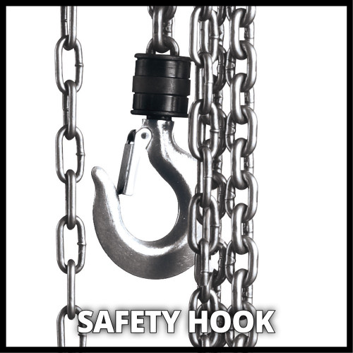 Palan à chaîne – TC-CH 1000 – Capacité de levage 1 000 kg – Chaîne 2,5 m - EINHELL 