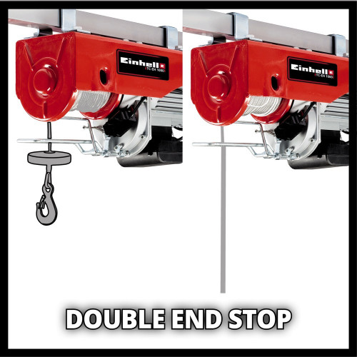 Palan électrique – TC-EH 600 – Capacité 999 kg – Câble acier 18 m - EINHELL 