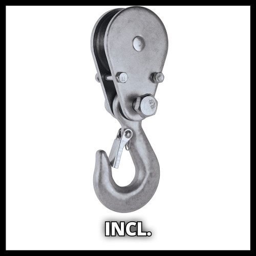 Palan électrique – TC-EH 600 – Capacité 999 kg – Câble acier 18 m - EINHELL 