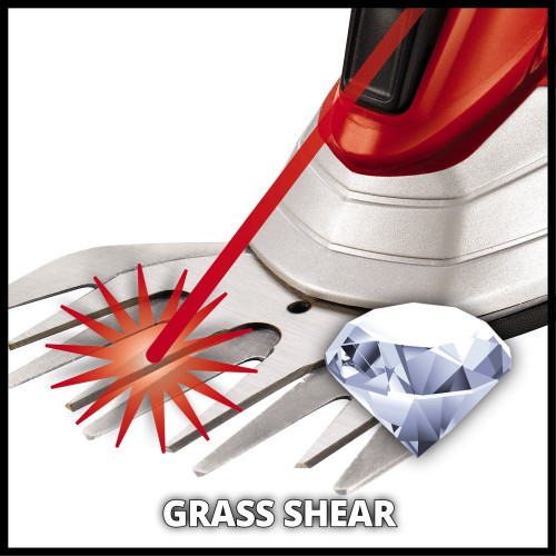 Cisaille à gazon et taille-buissons sans fil – GE-CG 12 Li – Lames interchangeables – Batterie 12 V - EINHELL 