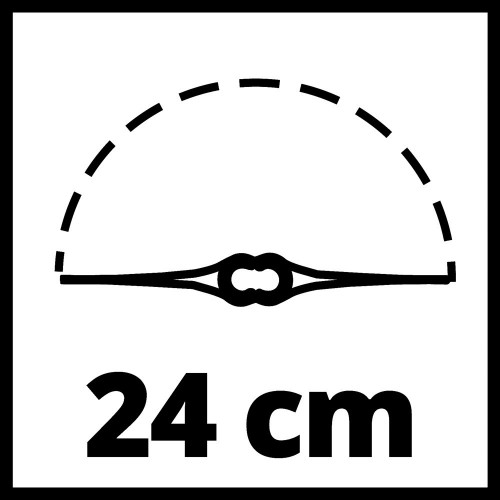 Coupe-bordures sans fil – GC-CT 18/24 Li P – Largeur de coupe 24 cm – Batterie 18 V 1,5 Ah - EINHELL 