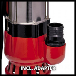 Pompe pour eaux chargées – GC-DP 5010 G – Débit 12 000 l/h – Corps fonte et inox - EINHELL 