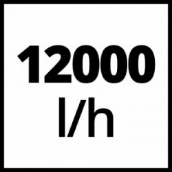 Pompe pour eaux chargées – GC-DP 5010 G – Débit 12 000 l/h – Corps fonte et inox - EINHELL 