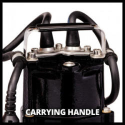 Pompe pour eaux chargées – GC-DP 5010 G – Débit 12 000 l/h – Corps fonte et inox - EINHELL 