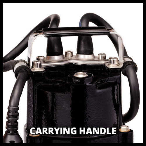 Pompe pour eaux chargées – GC-DP 5010 G – Débit 12 000 l/h – Corps fonte et inox - EINHELL 