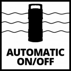 Pompe immergée automatique – GE-PP 1100 N-A – Pression 4,5 bar – Hauteur de refoulement 45 m - EINHELL 