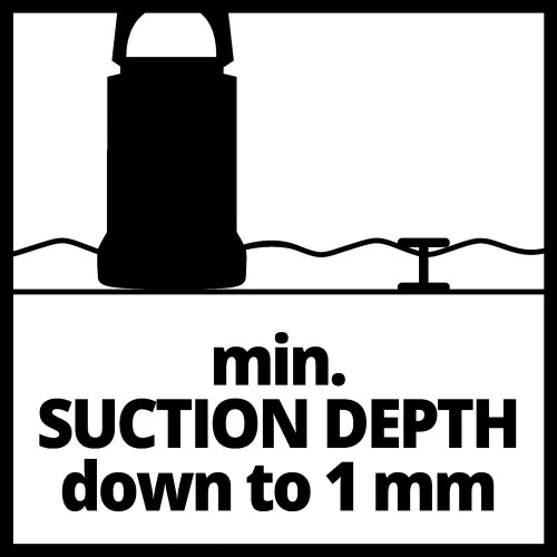 Pompe d’évacuation eaux claires – GE-SP 4390 N-A LL ECO – Aquasensor – Aspiration à plat 1 mm - EINHELL 