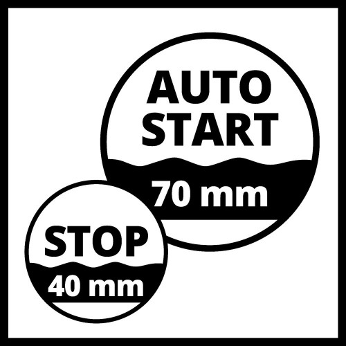 Pompe d'évacuation pour eaux chargées Aquasensor GE-DP 6935 A ECO - EINHELL 