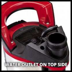 Pompe pour eaux chargées – GE-DP 7935 N-A ECO – Aquasensor – Débit 19 000 l/h - EINHELL 