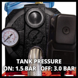 Surpresseur – GC-WW 6036 – Débit 3 600 l/h – Cuve 20 L - EINHELL