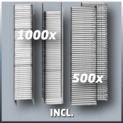 Agrafeuse électrique – TC-EN 20 E – Agrafes & clous – Usage polyvalent - EINHELL