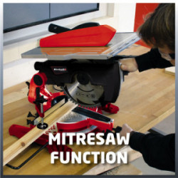 Scie à onglet avec table – TC-MS 3017 T – 2 000 W – Lame Ø 305 mm - EINHELL 