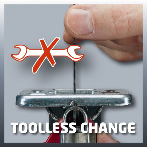 Scie sauteuse pendulaire – TC-JS 80/1 – 550 W – Coupe bois 80 mm – Vitesse variable - EINHELL 