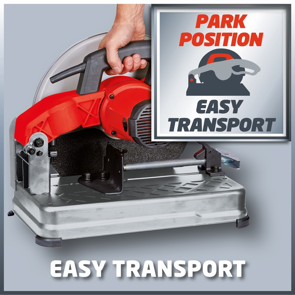 Einhell Tronçonneuse à Métaux TC-MC 355/1 - 2200W, Découpe Précise Profils Et Métaux