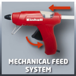 Pistolet à colle électrique – TC-GG 30 – 30 W – Bâtonnets Ø 11 mm – Avec buses - EINHELL 