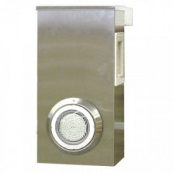 Bloc skimmer aluminium avec eclairage de marque WATER CLIP, référence: J4508600