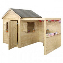 Maisonnette en bois pour enfants enfant ALPAGA - Jardipolys