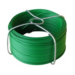 Fil de fer plastifié vert n°5 Ø 1 mm x 50 m - OUTIFRANCE 