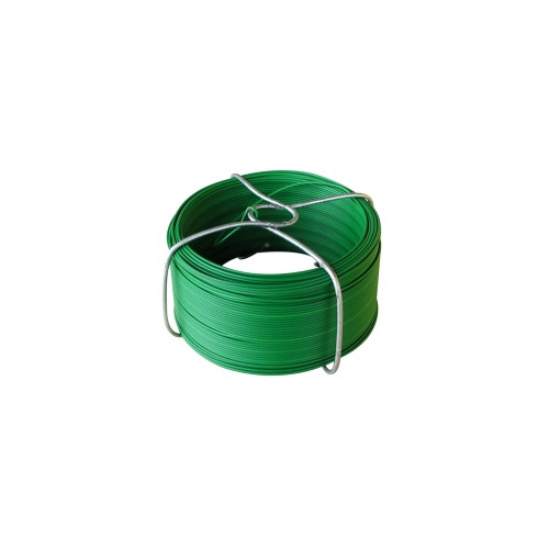 Outifrance Fil de fer plastifié vert n°5 Ø 1 mm x 50 m