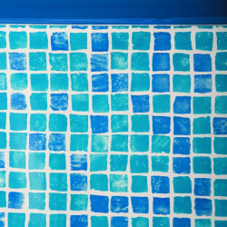Liner 0,50  bleu grésite piscine ovale 9,15m x 4,70m x 1,32m de marque GRE POOLS, référence: J4549600