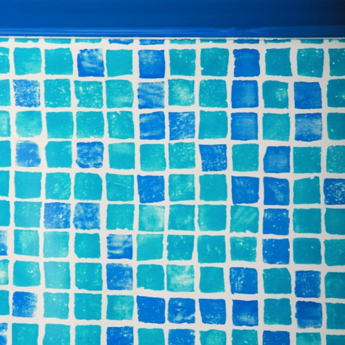 Liner 0,50 bleu grésite piscine ovale 6,10m x 3,75m x 1,32m - GRE POOLS