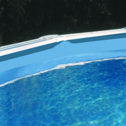Liner 0,40 bleu uni piscine ovale 9,15m x 4,70m x 1,32m de marque GRE POOLS, référence: J4550500