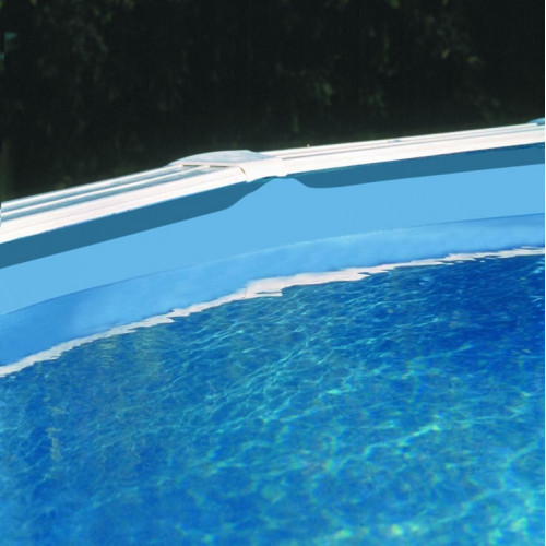 Liner 0,40 bleu uni piscine ovale 7,30m x 3,75m x 1,32m - GRE POOLS