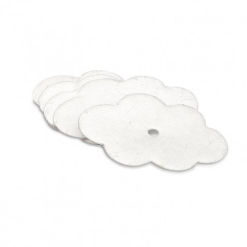 Lot de 6 nuages absorbants à placer dans le skimmer et permettant de fixer les graisses et les huiles de peau - GRE POOLS