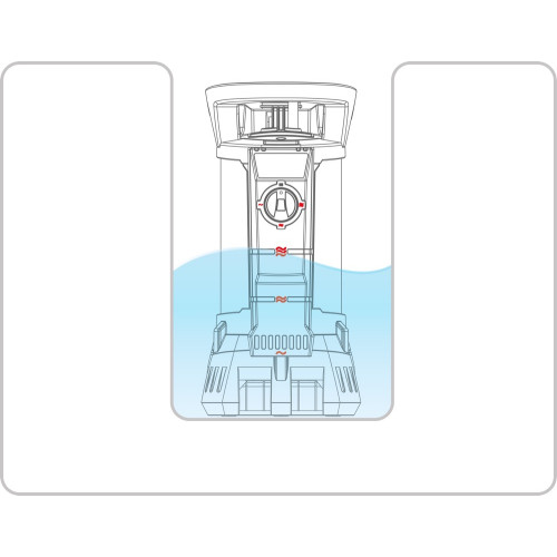 Pompe d'évacuation pour eaux chargées Aquasensor GE-DP 7935 N-A ECO RECONDITIONNE - EINHELL