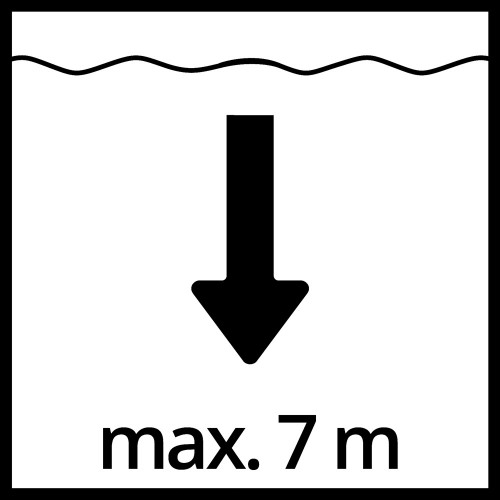 Pompe d'évacuation pour eaux chargées Aquasensor GE-DP 7935 N-A ECO RECONDITIONNE - EINHELL