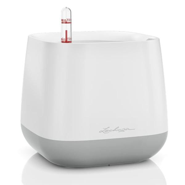 Pot de table YULA blanc-gris reserve de 0,5 L 17 cm