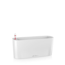 Pot de table Delta 10 - kit complet, blanc brillant 30 cm de marque LECHUZA, référence: J4569100