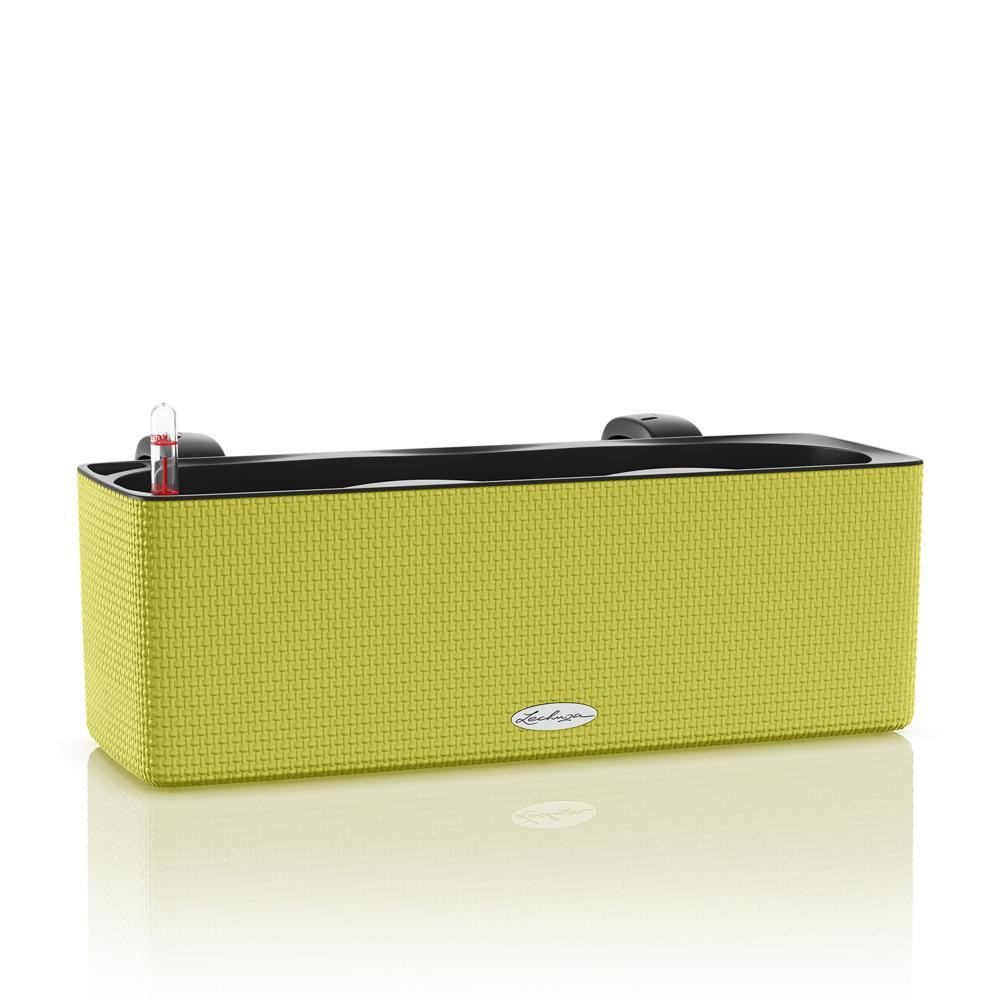 Pot Balconissima Color, citron vert alimentation par mèche 40 cm