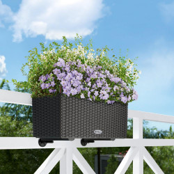 Pot Balconera Cottage 50 - kit complet, granit - 50 cm - LECHUZA