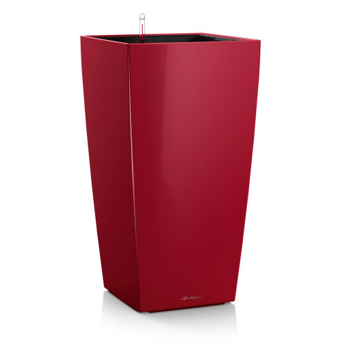 Cubico Premium 40 - kit complet, rouge scarlet brillant 75 cm - LECHUZA
