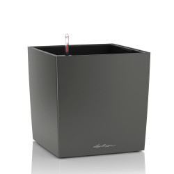Cube Premium 30 - Kit Complet, anthracite métallisé 30 cm - LECHUZA