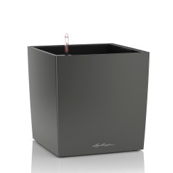 Cube Premium 40 - kit complet, anthracite métallisé 40 cm de marque LECHUZA, référence: J4590100