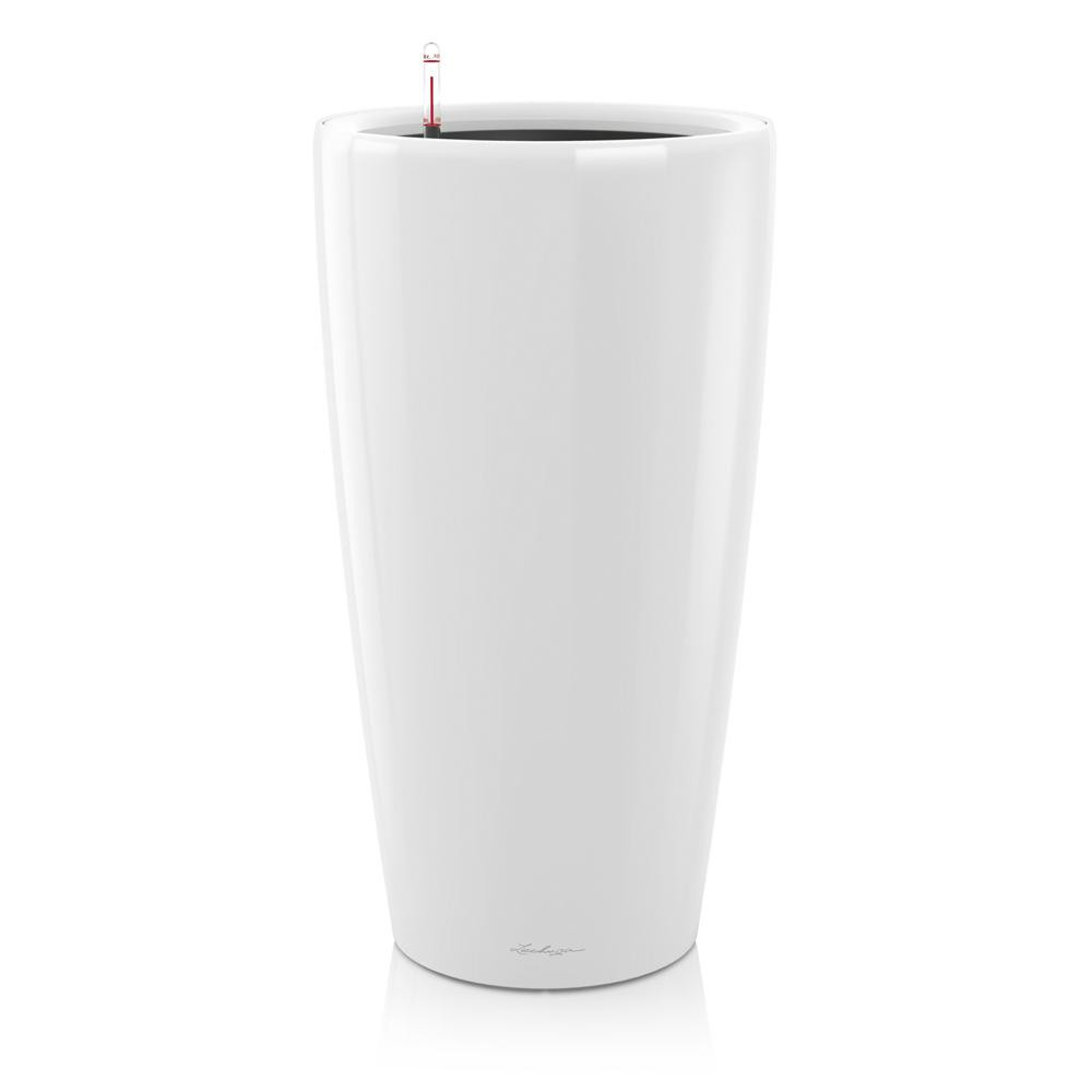 Pot Rondo Premium 40 - kit complet, blanc brillant Ø 40 cm