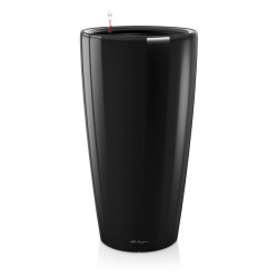 Pot Rondo Premium 32 - kit complet, noir brillant  Ø 32 cm de marque LECHUZA, référence: J4601500