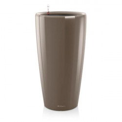 Pot Rondo Premium 32 - kit complet, taupe brillant  Ø 32 cm de marque LECHUZA, référence: J4601700