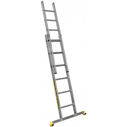 Echelle coulissante 2 plans à mains CM2 2m20/3m60 de marque CENTAURE , référence: B4626100