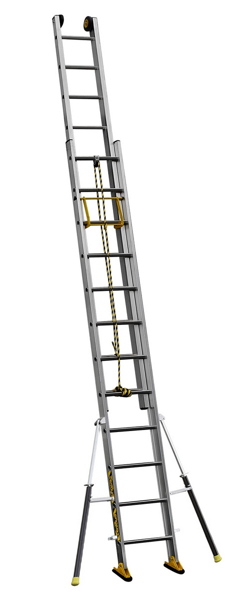 Echelle coulissante 2 plans à cordeC2 STAB' 3m50/6m05