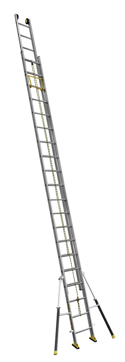 Echelle coulissante 2 plans à corde C2 STAB' 5m75/10m25