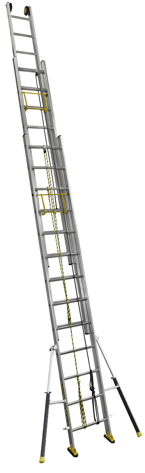 Echelle coulissante 3 plans à corde C3 STAB' 2m95/7m00