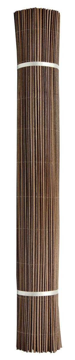 Canisse synthétique imitation osier naturel Fency Wick 1,50 x 3 m - Marron