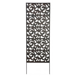 Panneau métal avec motifs décoratifs/Gouttes - 0,60 x 1,50 m - Brun de marque NORTENE , référence: J4662900