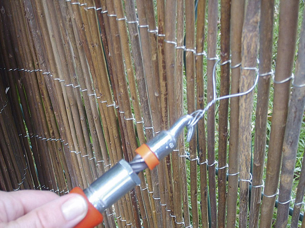 Lieur automatique pour grillage et brise-vue + 50 liens Twister Kit