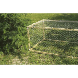 Grillage métallique triple torsion "Galvanex 25" - 1 x 10 m/25 x 0,8 mm - NORTENE 