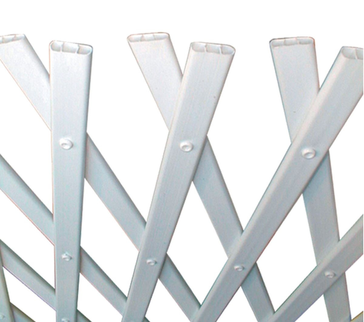 Treillis extensible en plastique Trelliflex 1 x 3 m - Blanc